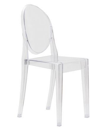 Стул обеденный DOBRIN VICTORIA GHOST, цвет прозрачный