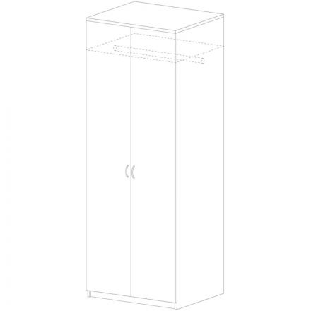 Шкаф PT Арго для одежды А-307 Н орех гварнери 97933