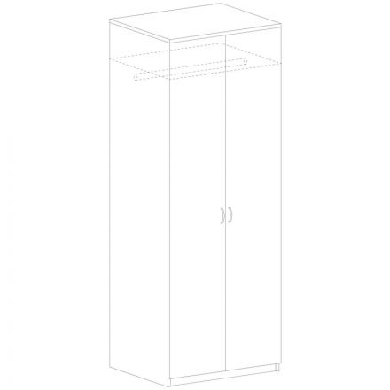 Шкаф PT Арго для одежды А-307 Н орех гварнери 97933