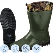 Сапоги мужские цв.оливковый мод.141/01 (р.43) (277) ПВХ с надставкой