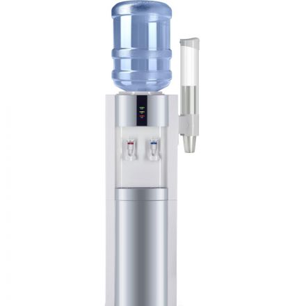 Кулер для воды напольный Ecotronic Экочип  V21-LE white-silver 