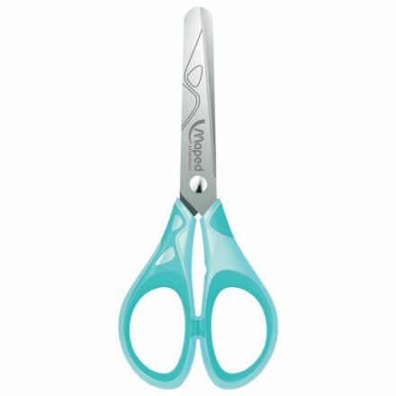 Ножницы MAPED (Франция) "Essentials Soft", 130 мм, закругленные, цвет ассорти, 464411