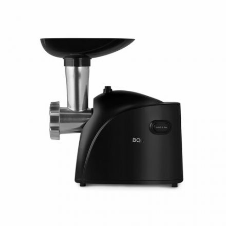 Мясорубка BQ (БИ-КЬЮ) MG2001, 1400 Вт, производительность 1,6 кг/мин, 1 насадка, реверс, черный, 86195850