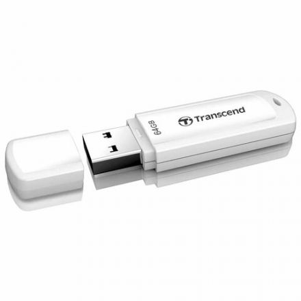Флеш-диск 64 GB TRANSCEND JetFlash 730, USB 3.1, белый, TS64GJF730