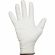 Перчатки защитные TOPFORT нейлоновые с п/у покрытием белые р. 8 (M)