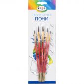 Набор кистей Гамма Пони 5 шт кр№ 1,2, 3, 4, 5, 230818.01.01