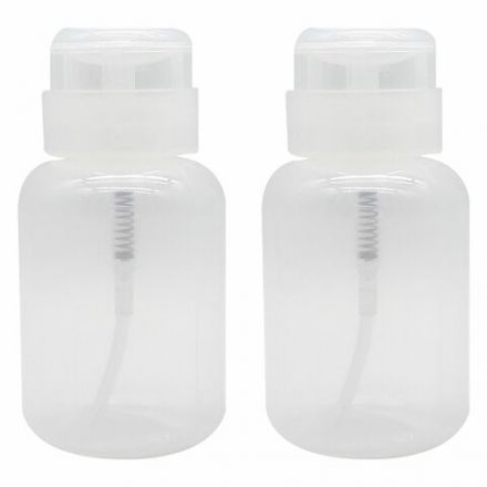 Набор флаконов с помпой дозатором косметический для маникюра, косметики, 2х200 мл, DASWERK (ДАСВЕРК), 609309