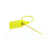 Пломба пластикова номерная Универсал 350(полипропилен),желтый,1000 шт/уп