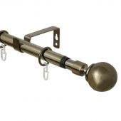 Карниз SKR телескоп. 160/320 однорядный Классика, Золото антик