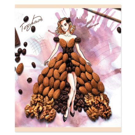 Тетрадь А5, 48 л., ПЗБМ, скоба, клетка, конгрев, выборочный TWIN лак, "Мода-природа" (5 видов), 027464 Тетрадь А5, 48 л., ПЗБМ, скоба, клетка, конгрев, выборочный TWIN лак, "Мода-природа" (5 видов), 027464