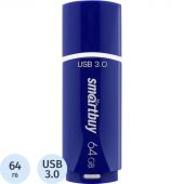 Флеш-память SmartBuy UFD 3.0/3.1 064GB Crown Blue (SB64GBCRW-Bl)