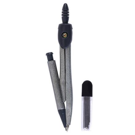 Готовальня ПИФАГОР 8 предметов: циркуль 120 мм, чертежные принадлежности, пластиковый пенал, 210860