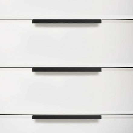 Ручка УЗК_профиль меб.StahlBuro A306-128(16674) BL матовый черный 2шт/уп