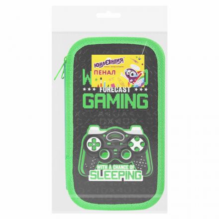 Пенал ЮНЛАНДИЯ, 2 отделения, ламинированный картон, конгрев, 19х11 см, "Gaming", 272294 Пенал ЮНЛАНДИЯ, 2 отделения, ламинированный картон, конгрев, 19х11 см, "Gaming", 272294