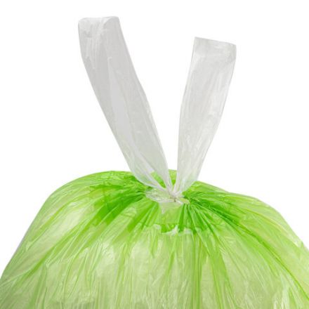 Мешки для мусора биоразлагаемые с завязками LAIMA "ULTRA" 35 л, рулон 20 шт., прочные, ПНД 15 мкм, 50х60 см, 607688