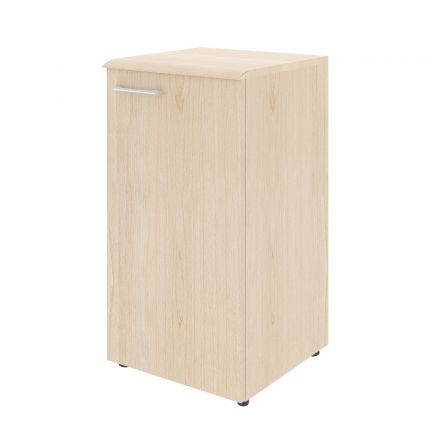 Шкаф колонка с глухой малой дверью (R) и топом WLC 42.1(R) Бук Тиара 432х432х814 WAVE Шкаф колонка с глухой малой дверью (R) и топом WLC 42.1(R) Бук Тиара 432х432х814 WAVE