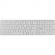 Клавиатура Acer OKR301 бел/серебр беспровод USB  BT/Radio (ZL.KBDEE.015)