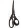 Ножницы Attache Selection Jaguar 190 мм с титановым покрытием лезвий и пластиковыми анатомическими ручками черного цвета