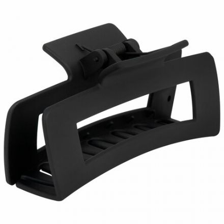 Краб для волос 10,5 см, soft-touch, чёрный, MONTE VITA (МОНТЕ ВИТА), 456999