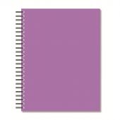 Бизнес-тетрадь А5,96л,кл,спир,пласт,тон.бл. Attache Bright colours Сиренев Бизнес-тетрадь А5,96л,кл,спир,пласт,тон.бл. Attache Bright colours Сиренев