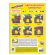 Цветная бумага А4 БАРХАТНАЯ, 10 листов 10 цветов, 110 г/м2, ЮНЛАНДИЯ, "ЦЫПА", 128969