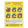 Цветная бумага А4 БАРХАТНАЯ, 10 листов 10 цветов, 110 г/м2, ЮНЛАНДИЯ, "ЦЫПА", 128969