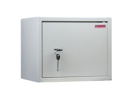 Сейф мебельный Aiko Т-28 светло-серый (ключевой замок)