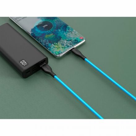 Кабель S21 USB – Type-C, 1 м, 3 А, SMARTBUY, для зарядки и передачи данных, синий, 93393, iK-3112-S21bb Кабель S21 USB – Type-C, 1 м, 3 А, SMARTBUY, для зарядки и передачи данных, синий, 93393, iK-3112-S21bb