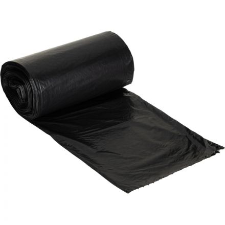 Мешки для мусора на 35 литров EcoСlean Tubus черные (25 мкм, в рулоне 20 штук, 40x70 см)