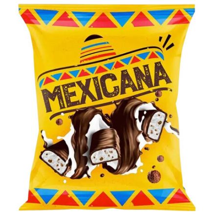 Конфеты шоколадные МЕКСИКАНА с арахисовой пастой и хрустящими шариками, 500 г, ВК271