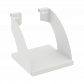 Навесные полки. Кронштейны+ЛДСП полка 200мм MAN-41-2 Белый бриллиант/Белый металл 200*220*200