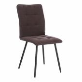 Стул обеденный Bari велюр, коричневый, 6, 46х55х89 Стул обеденный Bari велюр, коричневый, 6, 46х55х89