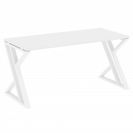 Loft Стол рабочий VR.L-SRZ-4.7 Белый бриллиант/Белый металл 1580*720*750 Loft Стол рабочий VR.L-SRZ-4.7 Белый бриллиант/Белый металл 1580*720*750