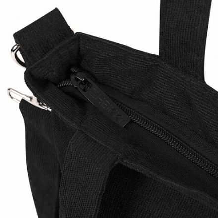 Сумка шоппер HEIKKI VELVET (ХЕЙКИ), вельвет, карманы, 35х32 см, черный, 272437 Сумка шоппер HEIKKI VELVET (ХЕЙКИ), вельвет, карманы, 35х32 см, черный, 272437