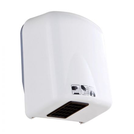 Сушилка для рук электрическая 1,65кВт M-165 белая Сушилка для рук электрическая 1,65кВт M-165 белая