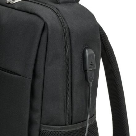 Рюкзак BRAUBERG FUNCTIONAL с отделением для ноутбука, USB-порт, багажная лента, "Firm", 43x30x15 см, 272576