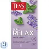 Чай Tess Get Relax чайный напиток с добавками, 1,5гх20шт/уп