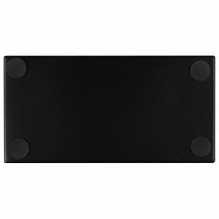 Подставка-органайзер BRAUBERG "Germanium", 4 секции, 160х80х110 мм, черная, металл, 237982