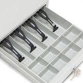 Ящик денежный для кассира "МЕРКУРИЙ 100.2", МАЛЫЙ, (БЕЗ ПОДКЛЮЧЕНИЯ ККМ), 333х407х103 мм, серый, М-100.2 Ящик денежный для кассира "МЕРКУРИЙ 100.2", МАЛЫЙ, (БЕЗ ПОДКЛЮЧЕНИЯ ККМ), 333х407х103 мм, серый, М-100.2