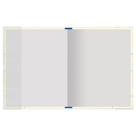 Обложка ПП со штрихкодом для учебников младших классов БОЛЬШОГО ФОРМАТА, КЛЕЙКИЙ КРАЙ, 70 мкм, 265х450 мм, прозрачная, ПИФАГОР, 227416