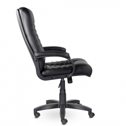 Кресло Атлант В пластик-люкс 727 S-0401 (черный)