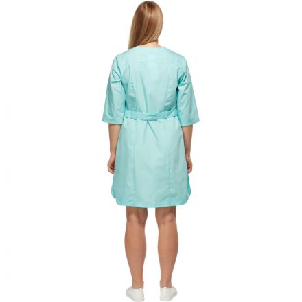 Халат медицинского  персонал, жен. М20 ХЛ морская волна (р.40-42) 170-176