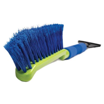 Щетка со скребком для снега автомобильная, мягкая щетина, 42,5 см, OKTAN, А3-01-03