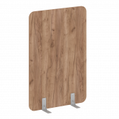 R-line Перегородки на металлических опорах на фетровых подпятниках DP.F-100-150 Дуб табак/Серый металл 1000*18*1500