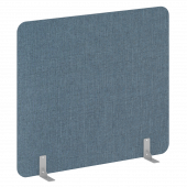 R-line soft Перегородки на металлических опорах на фетровых подпятниках AP.F-160-140 Romeo 10/Серый металл 1600*18*1400