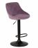 Стул барный DOBRIN LOGAN BLACK, пудрово-сиреневый велюр (MJ9-52) Стул барный DOBRIN LOGAN BLACK, пудрово-сиреневый велюр (MJ9-52)