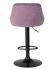 Стул барный DOBRIN LOGAN BLACK, пудрово-сиреневый велюр (MJ9-52) Стул барный DOBRIN LOGAN BLACK, пудрово-сиреневый велюр (MJ9-52)