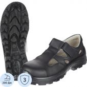 Полуботинки (сандалии)  АЛМИ(арт. 80302-011600) с КП, черные, р.43