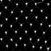 Электрогирлянда сетка 160л.LED бел.пров.бел.бегущ.лампы 1.8x1м Е96508