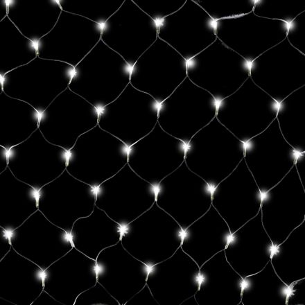 Электрогирлянда сетка 160л.LED бел.пров.бел.бегущ.лампы 1.8x1м Е96508